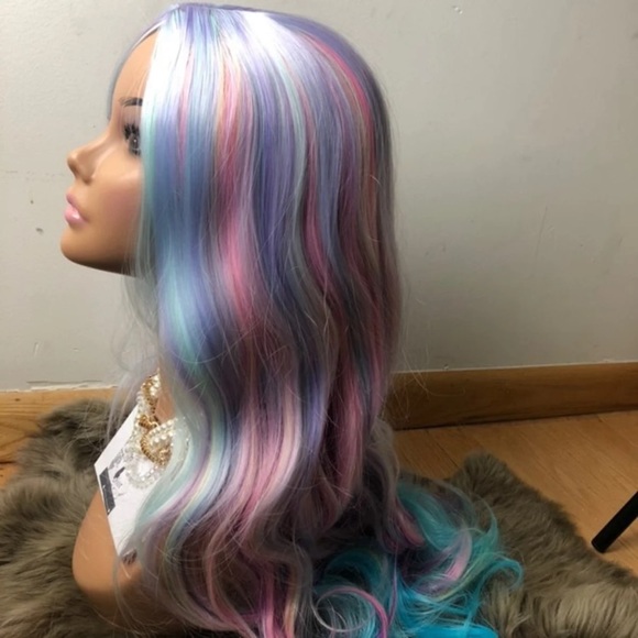 ✨Kris Multicolored Cosplay full cap wig *NWT+✨ main image 5